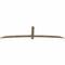 Ekena Millwork Bellingham Rough Sawn Timber Gable Bracket, Douglas Fir, 108"W x 27"H x 2"D x 4"F, 6/12 Pitch GBW108X27X0204BEL00RDF - alternate 5